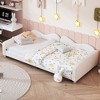 KTMBDW Twin/Full Daybed Frame, Upholstered Sofa Bed with Cloud-Shaped Backrest & Wood Slat Support for Living Room Bedroom, No Box Spring Needed - 2 of 4