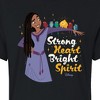 Women's - Disney - Strong Heart Bright Spirit Cropped Graphic T-Shirt - 2 of 4