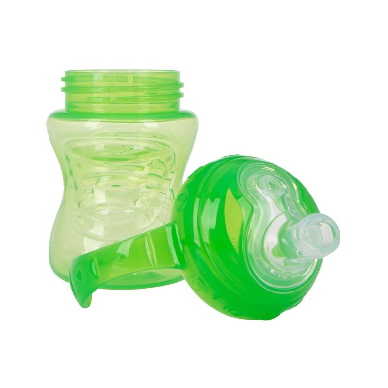 Nuby No Spill Super Spout Trainer Cup - Bright Green - 8oz, 3 of 6
