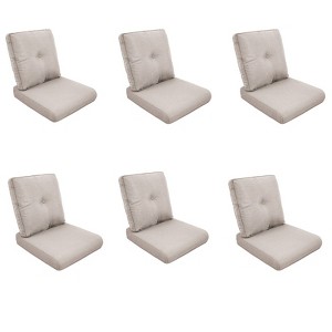 Buenhomino Outdoor Seat Cushion Set 25 x 22 x 4 Inch,Waterproof & Fade Resistant Outdoor Chair Cushions,Deep Seat Cushion with Removable Cover - 1 of 4