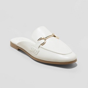Women's Sandy Mule Flats with Memory Foam Insole - A New Day™ - 1 of 4