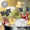 Big Dot of Happiness Graduation Cheers - DIY Grad Cap Graduation Party Bottle Topper Decorations - Set of 20 - 2 of 4