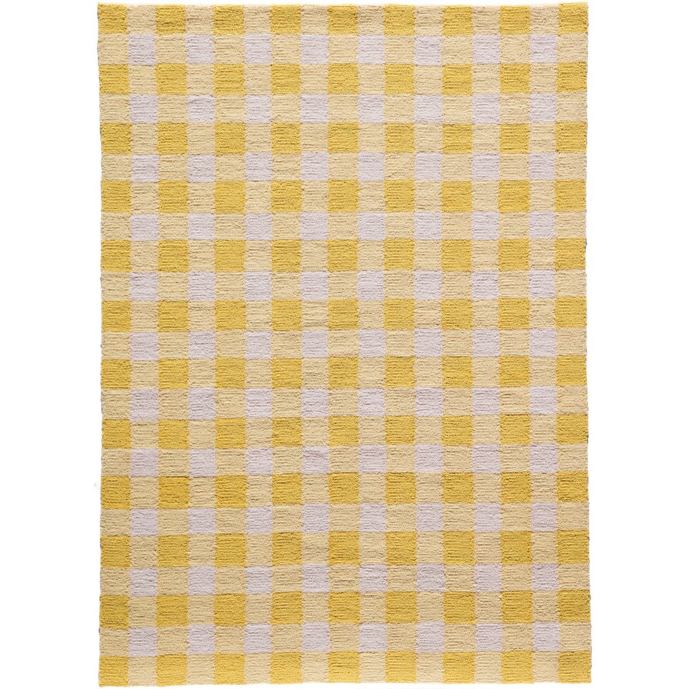 Photos - Area Rug Momeni Gingham Rug - Yellow -   (2'x3')