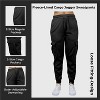 Blue Ice Women's Loose Fit Fleece Jogger Sweatpants with Velcro Cargo Pockets-3 Pack - 3 of 4