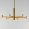 Maxim Lighting Emana 6 - Light Chandelier in  Natural Aged Brass - 4 of 4