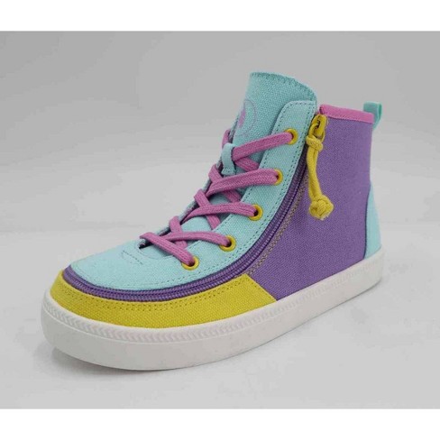 farvel Parlament Oberst Billy Footwear Girls' Haring Colorblock Zipper Sneakers - 6 : Target