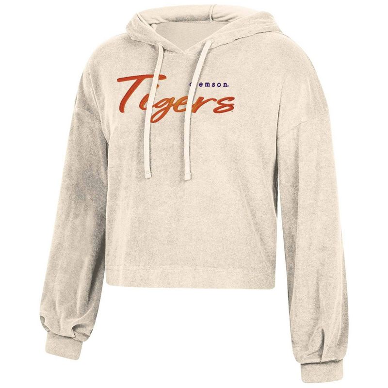 NCAA Clemson Tigers Women&#39;s Terry Hooded Sweatshirt, 1 of 4