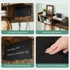 Entryway Bench With Shoe Storage, 31.5" Small Shoe Bench, Hall Tree With Cushion, Coat Rack With 5 Hooks - 4 of 4
