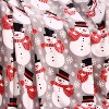Plazatex Big Christmas Snowman All Season Plush Decorative Christmas Throw Blanket 50" X 60" Grey - 4 of 4