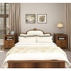 Vipbear Night Stand with Charging Station Rustic 18 Inch Bedside Table with 2 Storage Drawers and Open Shelf,Modern Wood End Table for Bedroom - 4 of 4