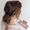 Unique Bargains Christmas Hair Clips Tree for Christmas 3.35"x1.77"x1.57" Yellow Red Orange 1 Pc - 2 of 4