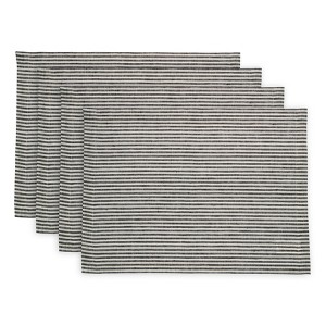 Solino Home Striped Linen Placemats | Narrow Stripe - 1 of 4