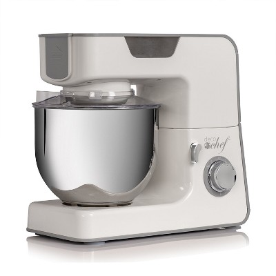 Deco Chef 5.5 QT Stand Mixer 550W 8-Speed with Pulse, Includes Dough Hook, Flat Beater, Wire Whip, Stainless Bowl & Splash Guard