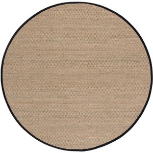 Natural Fiber Twill Plain Seagrass NF111 Indoor Rugs - Safavieh - 1 of 4