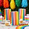Blue Panda 36 Pack Rainbow Party Favor Gift Bags, Paper Goodie Treat Bags for Birthdays, Baby Showers Party Supplies, 8.7 in - 2 of 4