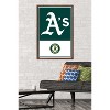 Trends International MLB Oakland Athletics - Logo 22 Framed Wall Poster Prints - 2 of 4