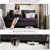 TYBOATLE 51" Modern Small Loveseat Sofa, 2‑Seater Fabric Couch with Iron Legs for Apartment, Office, Dorm, or Bedroom, Black - 3 of 4