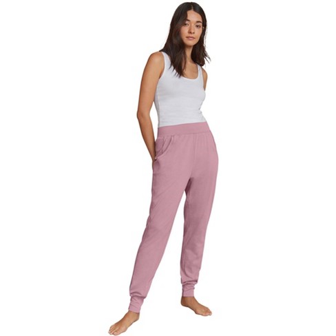 Ellos Women's Plus Size Rib Trim Sleep Leggings Pajamas