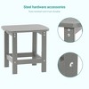 Sonkuki Patio HIPS Outdoor Adirondack Side Table - 4 of 4