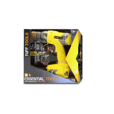 Tuff Tools Pretend Play Toy Power Drill w/ Realistic Functions