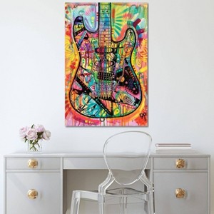 iCanvas Guitar by Dean Russo Canvas Print Wall Art - 1 of 3