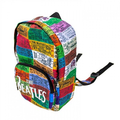 The Beatles Colorful Tickets Mini Backpack by Rocksax — фото 2