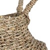 White Rope & Seagrass Belly Basket - Foreside Home & Garden - 4 of 4