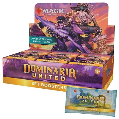 Wizards of the Coast Magic: The Gathering Dominaria United Set Booster Box | 30 Packs + Box Topper Card (361 Magic Cards)