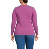 Lands' End Women's Plus Size Lightweight Jersey Skimming Long Sleeve Crew Neck T-shirt - 2 of 3
