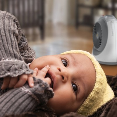 Vornado Nursery Electric Space Heater with Lock Controls Tipover Protection Adjustable Thermostat: 900W Fan, ETL Listed, 5-Year Warranty — detail 1