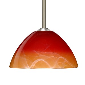 Besa Lighting Tessa 1 - Light Pendant in  Satin Nickel - 1 of 1