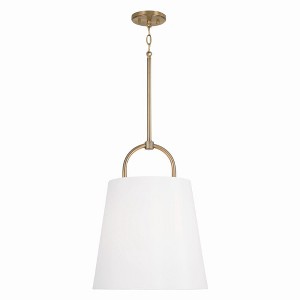 Capital Lighting Brody 1 - Light Pendant in  Aged Brass - 1 of 4