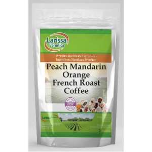 Larissa Veronica Peach Mandarin Orange French Roast Coffee (Gourmet, Naturally Flavored, Whole Coffee Beans) (8 oz, ZIN: 565583) - 1 of 4