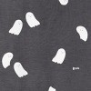 Carter's Just One You® Baby 2pc Halloween Ghosts Comfy Soft Top & Bottom Set - Dark Gray - 3 of 4