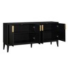 Whisen Modern Wood Sideboard with Adjustable Shelf and 4 Door - 4 of 4