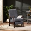 NicBex Linen Accent Chair,Upholstered Living Room Chair with High Backrest,Cozy Armchair,Adjustable Push Back Accent Chairs for Living Room - 4 of 4