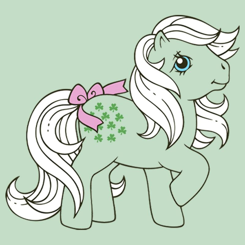 Girl's My Little Pony Minty Cutie Mark T-Shirt, 2 of 5
