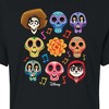 Women's - Coco - Musical Skulls -Adult Cropped Tee Cropped Graphic T-Shirt - 2 of 4