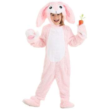 HalloweenCostumes.com Girl's Fluffy Pink Bunny Toddler Costume