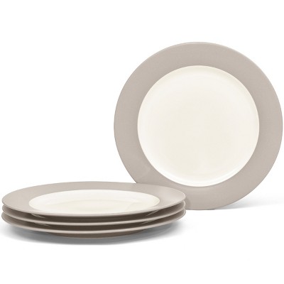 Noritake Colorwave Sand Set Of 4 Rim Dinner Plates : Target