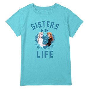 Girl's Frozen 2 Sisters For Life T-Shirt - 1 of 3