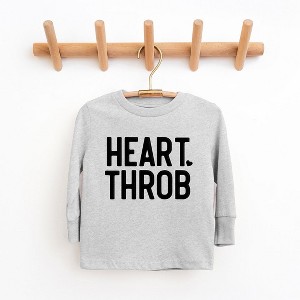 The Juniper Shop Heart Throb Small Heart Puff Print Toddler Long Sleeve Tee - 1 of 3