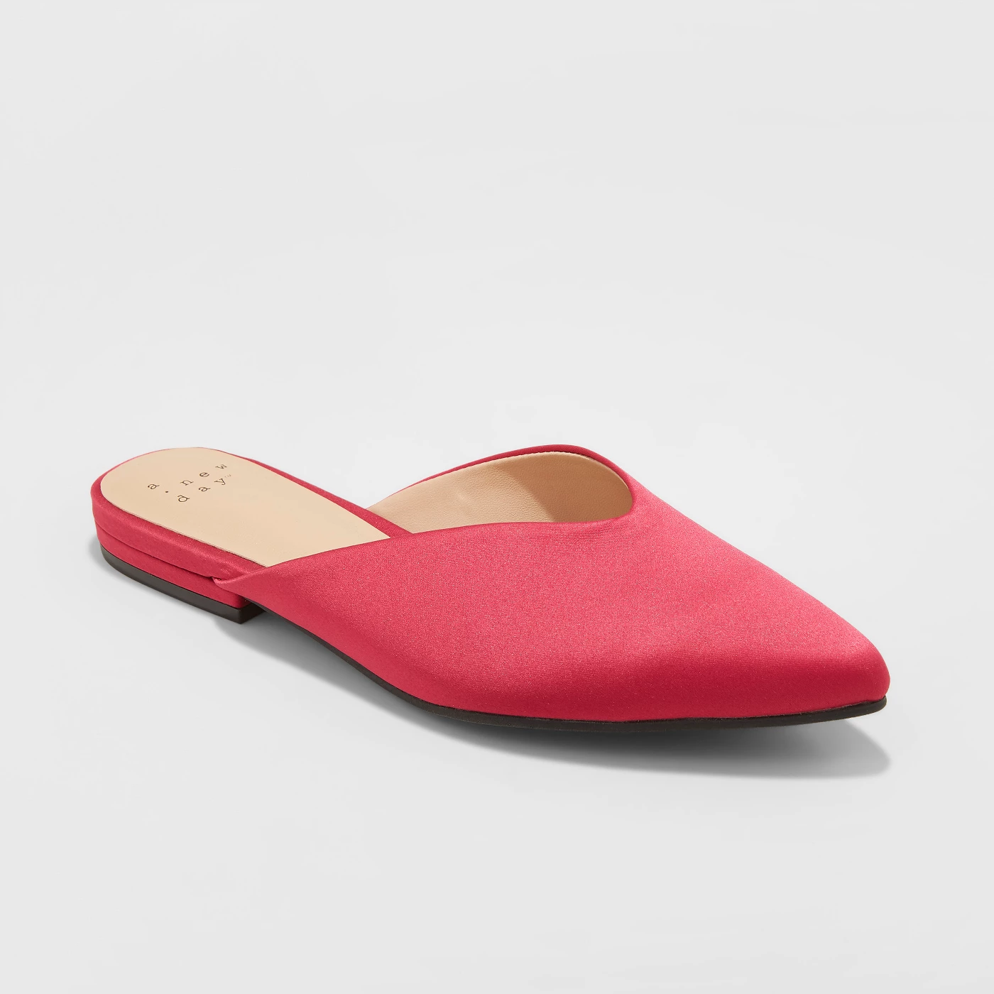 Women's Lan Faux Satin V Throat Backless Mules - A New Dayâ¢ - image 1 of 3