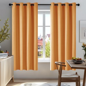 Deconovo Grommet Curtains 2 Panels, Thermal Insulated, 38"W - 1 of 4