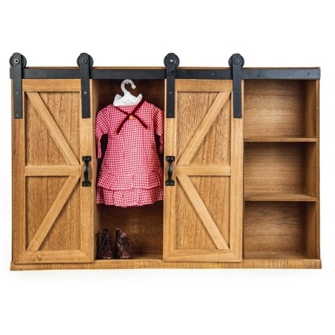 Doll clothes storage deals cabinet