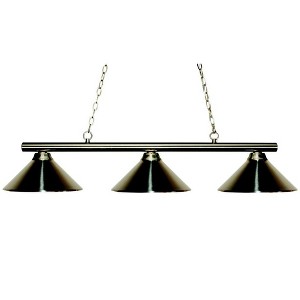 Z-Lite Sharp Shooter 3 - Light Island Pendant Light in  Brushed Nickel - 1 of 1