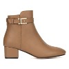 New York & Company Women's Flori Bootie - 7, DARK TAN - 2 of 4