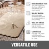 Bellemain XXL Microfiber Dish Drying Mat – 24" x 17" (Largest Mat) | Super Absorbent, Fast-Drying, Soft, and Durable Ivory - 4 of 4