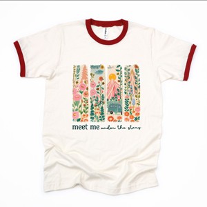 Simply Sage Market Meet Me Under The Stars Ringer Tee - 1 of 4