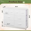 GALAXHERO Dresser with 8 Drawers, Wide Fabric Storage Chest for Bedroom, Closet, Entryway - 3 of 4